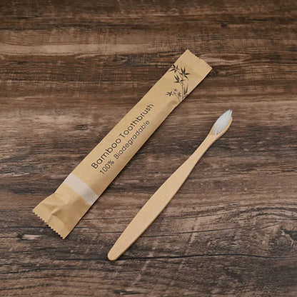 Eco-Friendly Disposable Bamboo Toothbrush