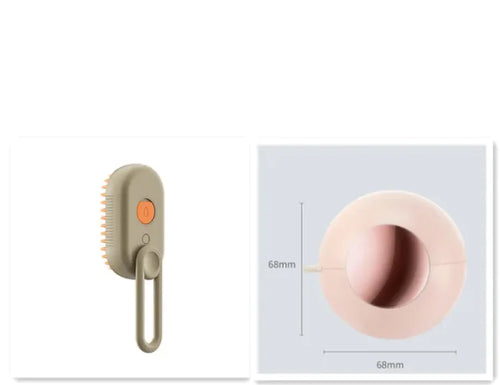 3-in-1 Electric Steam Pet Grooming Brush