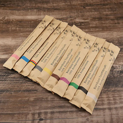 Eco-Friendly Disposable Bamboo Toothbrush