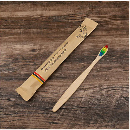 Eco-Friendly Disposable Bamboo Toothbrush