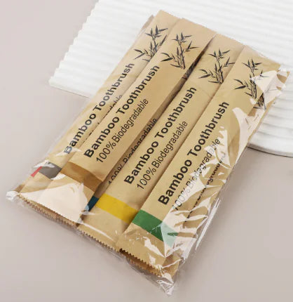 Eco-Friendly Disposable Bamboo Toothbrush
