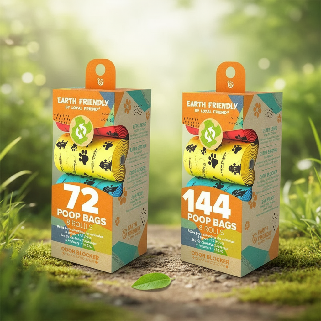 Biodegradable Dog & Cat Poop Bags - Enhanced