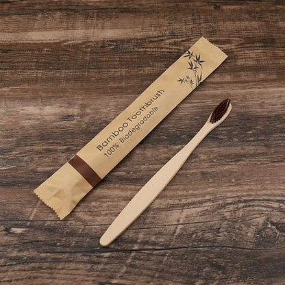 Eco-Friendly Disposable Bamboo Toothbrush