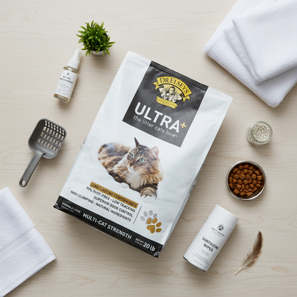 Composición flat lay con accesorios