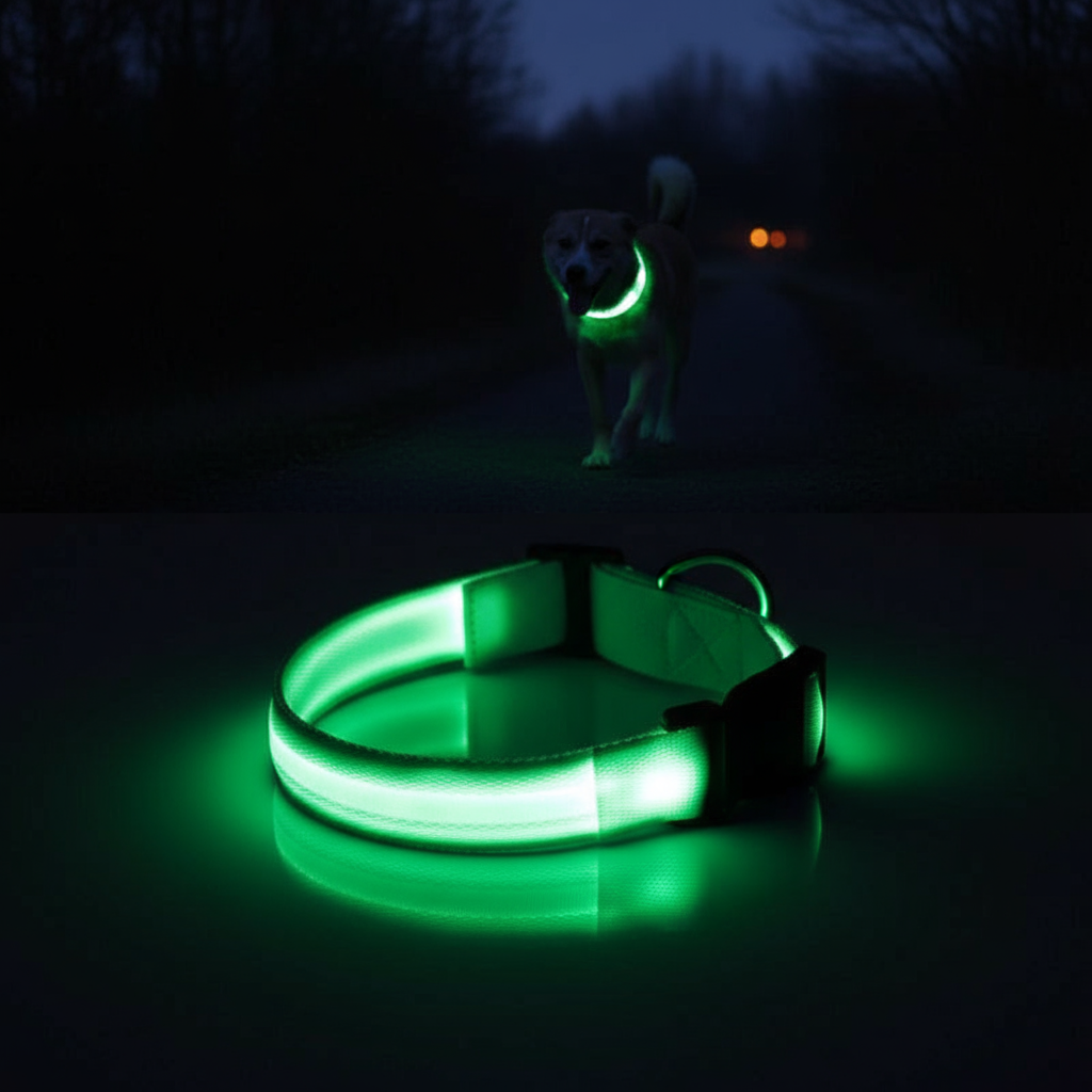 LED Adjustable Dog Collar